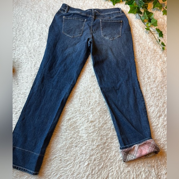 CATO denim & plaid jeans - Picture 7 of 11